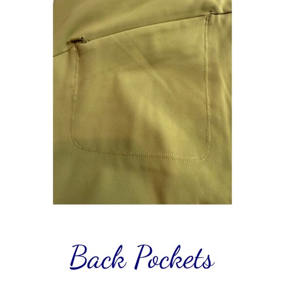 Athleta Women’s Olive PowerLift Workout Pants Size 16 - Picture 10 of 11